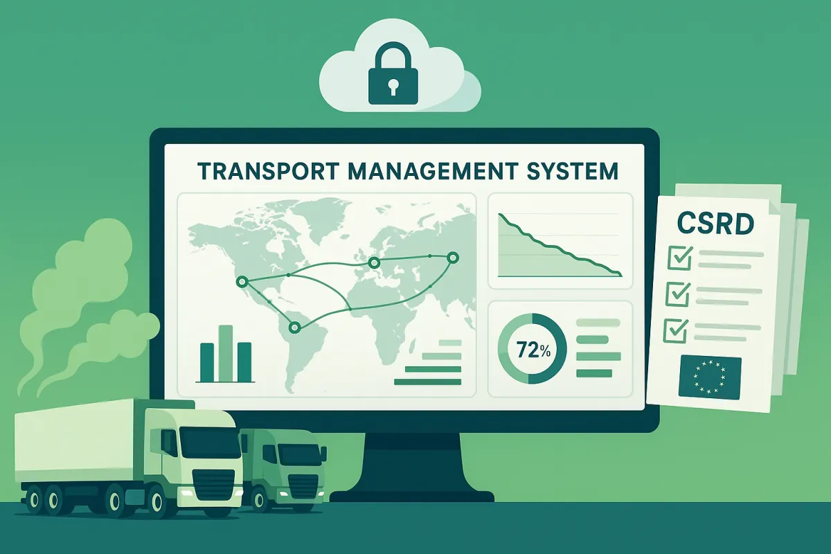 TMS und CSRD-Vorbereitung: Wie deutsche Unternehmen jetzt die richtige Transport-IT für künftige Nachhaltigkeitsberichte aufbauen