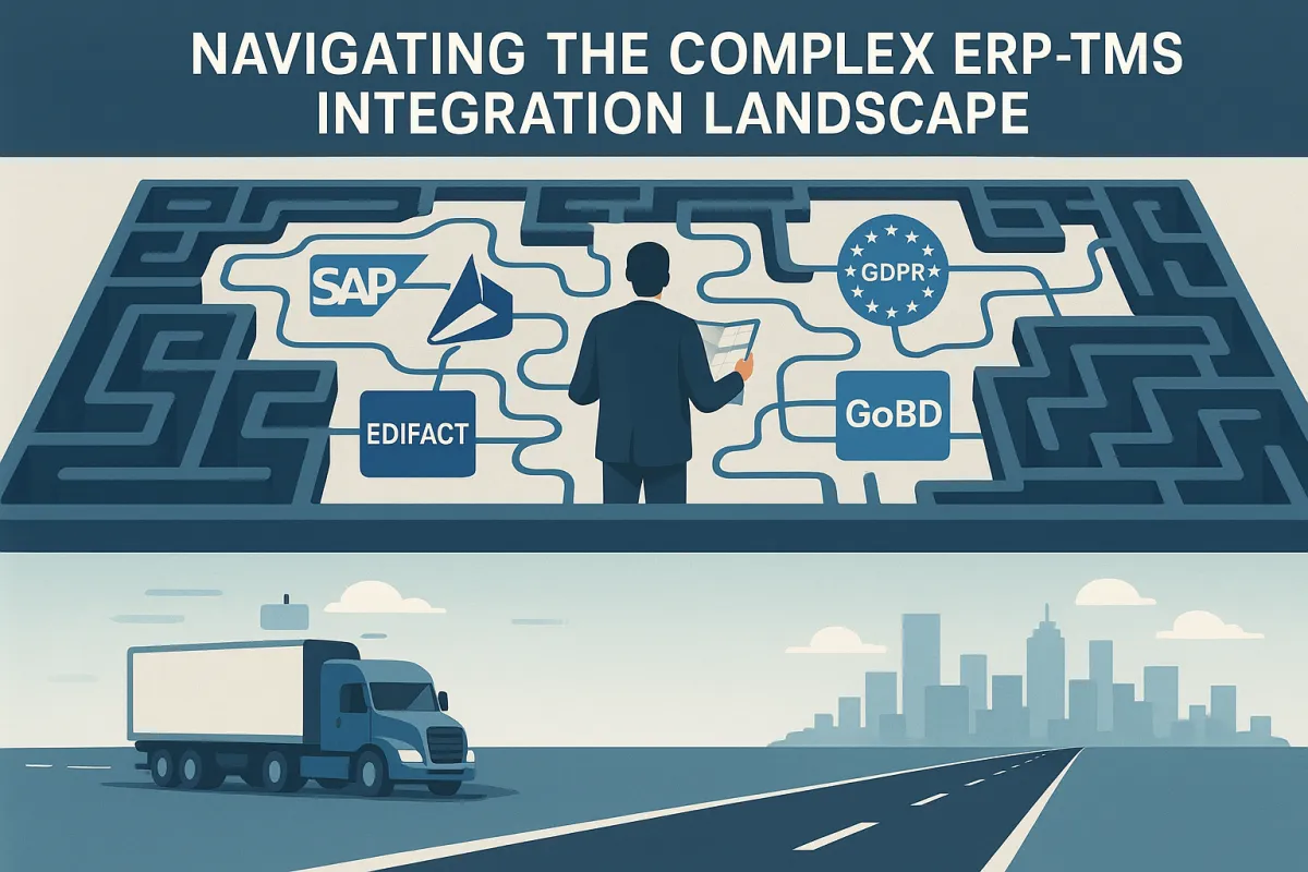 TMS-ERP Integration meistern: Wie deutsche Unternehmen SAP, Dynamics und EDIFACT-Systeme erfolgreich verbinden und Implementierungskosten von €100.000+ vermeiden