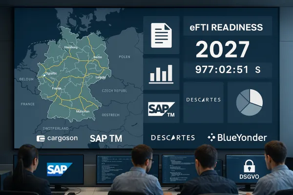 eFTI-Readiness als TMS-Entscheidungskriterium: Warum deutsche Unternehmen 2025 ihre Plattform-Strategie überdenken müssen
