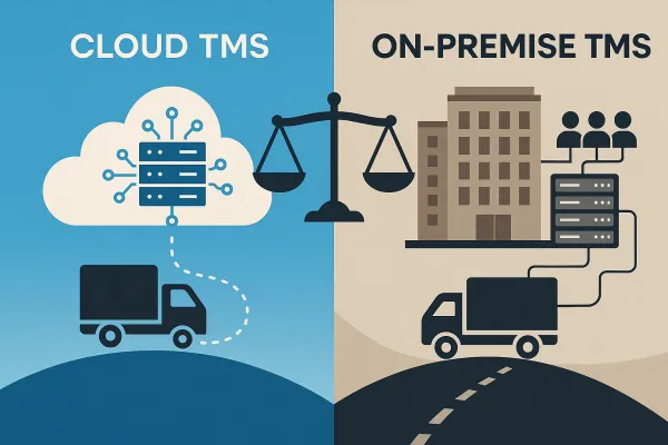 Cloud vs. On-Premise TMS: Kostenvergleich und Entscheidungshilfe für deutsche Unternehmen 2025