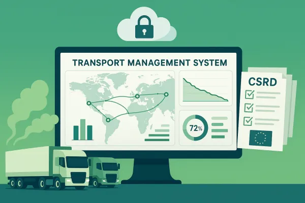 TMS und CSRD-Vorbereitung: Wie deutsche Unternehmen jetzt die richtige Transport-IT für künftige Nachhaltigkeitsberichte aufbauen