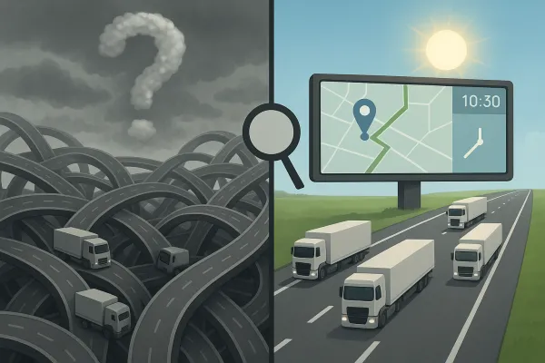 TMS-Transparenz in Deutschland: Warum 55% der Unternehmen bei Lieferzeitprognosen versagen und wie Sie es richtig machen