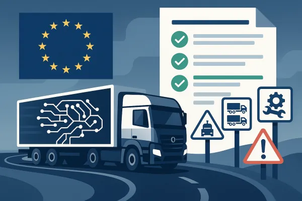 TMS und EU AI Act: Was deutsche Logistikunternehmen bis August 2025 über KI-Compliance wissen müssen
