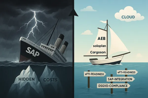 TMS-Implementierung in Deutschland: Versteckte Kosten von €50.000+ vermeiden - SAP-Integration richtig kalkulieren