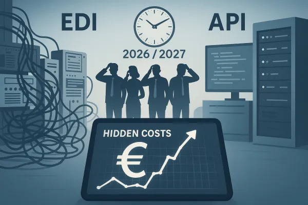 EDI zu API Migration im TMS kostet mehr als geplant: Wie deutsche Unternehmen 2026 versteckte Integrationskusten von €200.000+ durch strategische Migrationspläne vermeiden